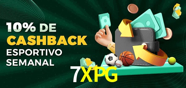 10% de bônus de cashback na 7XPG